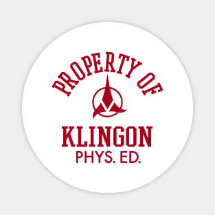 Star Trek Klingon Phys. Ed. Magnet